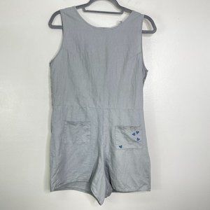 Junk Food Disney Mickey Mouse Grey Romper Size Small